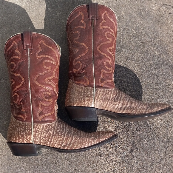 Vintage Nocona Wildebeest boots men's size 14 A - Picture 2 of 10